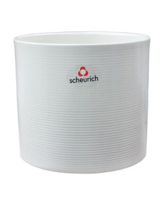 Flower pot, ceramic, soft wool, H14 cm