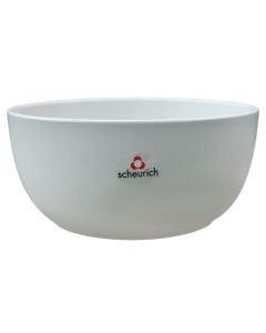 Flower pot, ceramic, white, H20 cm