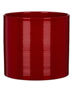 Flower pot, ceramic, red, Dia.23 cm