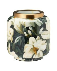 Decorative vase, metal, colorful, 16 cm