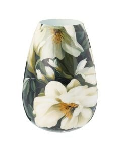 Decorative vase, metal, colorful, Dia.15xH20 cm