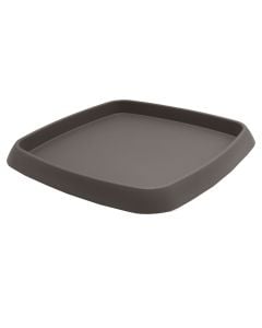 Pjatë për vazo lulesh, plastike, kafe , 29.5x29.5 cm