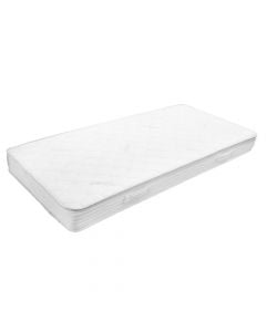 Mattress, single, foam, cotton (aloe vera), white, 90x190xH16 cm