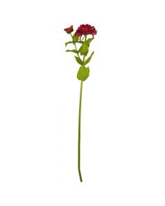 Artificial flower, plastic, red/green, H62 cm