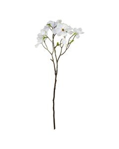 Lule artificiale, plastike, e bardhë, H70 cm