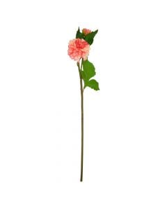 Artificial flower, plastic, pink/green, H51 cm