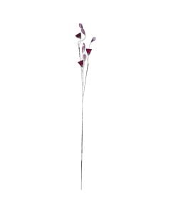 Decorative crystal spray, metal and acrylic, pink, H70-90 cm