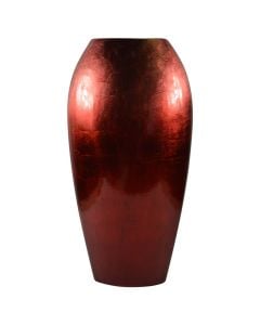 Decorative flower vase, PINK GOLD, ceramic, pink, 23.5x13.5xH46.5 cm