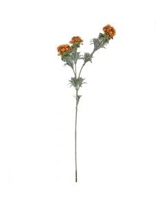Artificial flower, plastic, orange/green, H77 cm