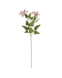 Artificial flower, plastic, pink/green, H68 cm