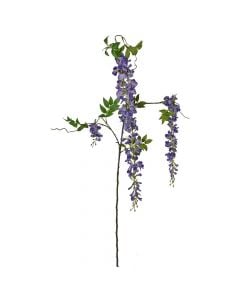 Artificial flower, WISTERIA SPRAY, plastic, purple, H170 cm