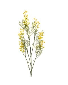 Artificial flower, MIMOSA, plastic, yellow, H65 cm