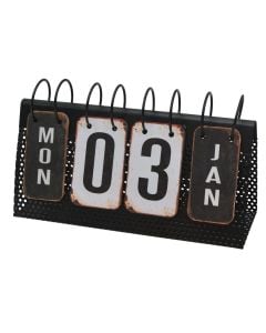 table décor calendar, 27x15 cm