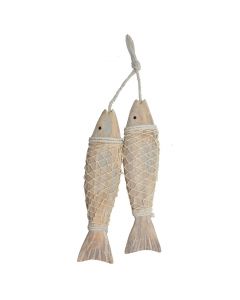Peshk dekorativ, dru, 32x4xH8 cm