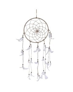 Dream catcher, juta, natural, H70 cm
