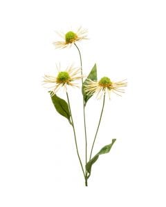 Artificial flower, DAISY, pvc, yellow, 50 cm