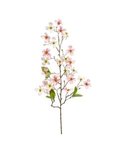 Artificial flower, DOGWOOD, pvc, pink, 83 cm