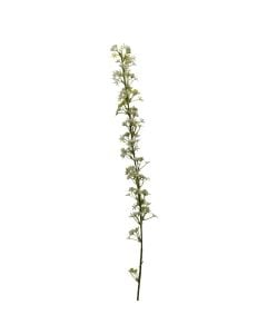 Artificial flower, MISTY, pvc, white/green, 105 cm