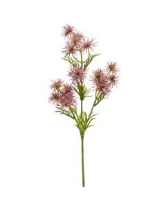 Artificial flower, THISTLE, pvc, purple, 47 cm