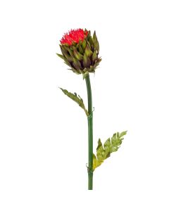 Artificial flower, ARTICHOKE, pvc, green, 80 cm