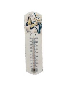 Thermometer, metallic, colorful, 7x16.5 cm
