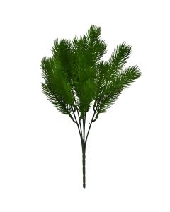 Artificial flower, plastic, green, H35 cm