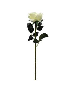 Lule artificiale, plastike, e bardhë, H75 cm