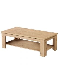 Club Table, OSCAR, melamine, artisan oak, 120x60xH41.5 cm