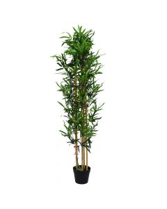Artificial tree, Bamboo, plastic, green, 140 cm