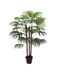 Artificial tree, Palm, plastic, green, 115 cm