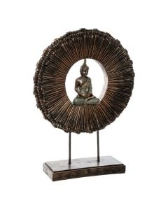 Decorative object, Buddha, polyresine, brown, 37x11.1xH49.5 cm