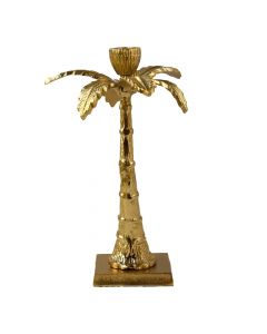 Decorative object, aluminium, golden, H25 cm