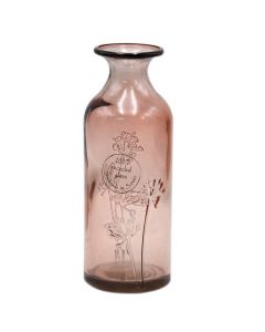 Decorative vase, glass, assorted, Ø7 xH19cm