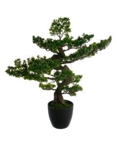 Pemë artificiale, bonsai, plastik, jeshile, 80 cm