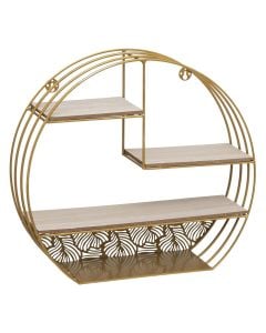 Raft muri, rrethorë, metal, flori, Ø39 cm