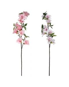Artificial flowers, azalea, plastic, pink, 92 cm