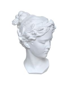 Statujë dekorativ, venus, poliresinë, e bardhë, 16x15xH25cm