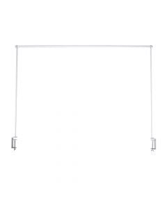 Hanger for table decorations, metal, black, 135-250x4x100 cm