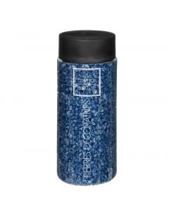 Gurë dekorativ, blu, në shishe, 750 gr, Ø6.5 xH16 cm