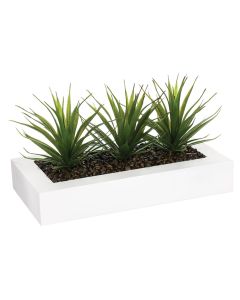 Lule artificiale, Aloe Vera,  plastik, jeshile, 35x14.8xH17.5 cm