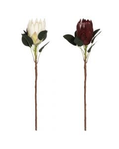 Lule artificiale, Protea, plastik, të ndryshme, 72 cm