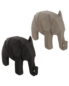 Objekt dekorativ, Elefant, poliresinë, të ndryshme, 9x17.5xH12.5 cm