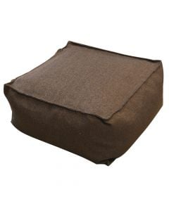 Pouffe, polystyrene foam filling, textile upholstery, colorful, 60x60xH30 cm
