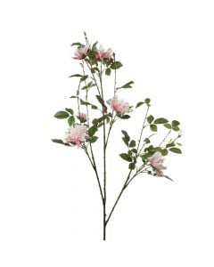 Artificial flower, rose, plastic, pink, 22x55xH150 cm