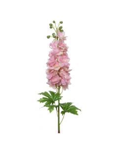 Artificial flower, delphinium, plastic, pink, 11x20xH81 cm
