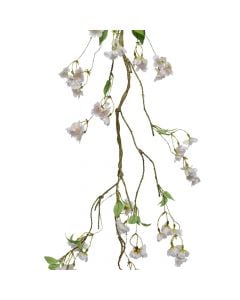 Artificial branch, blossom, plastic, blush, 4x7xH130 cm