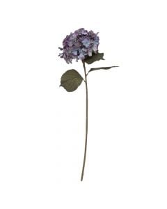 Artificial flower, Hydrangea, polyester/iron/polyethylene, blue, H83 cm