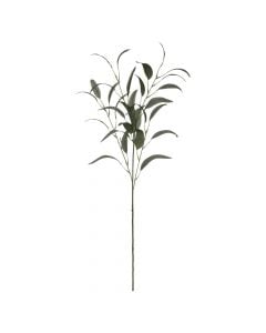 Artificial flower, Eucalyptus, polyester/polyethylene/iron, green, H94 cm