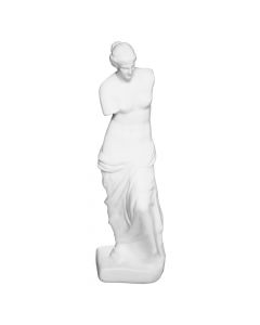 Decorative object, Venus statue, polyresin, white, 11x11xH39 cm