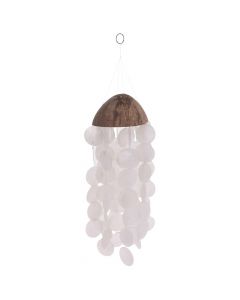 Decorative hanging, with shells, 13x45 cm